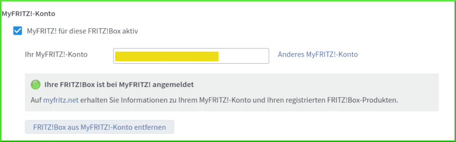 MyFritz konto za pametno grijanje | MyFritz registration for smart heating